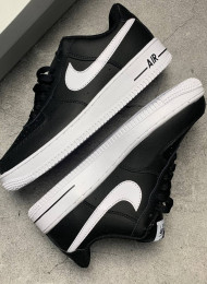 Кроссовки Nike Air Force 1 Low LV8 NBA Pack Black живое фото 1